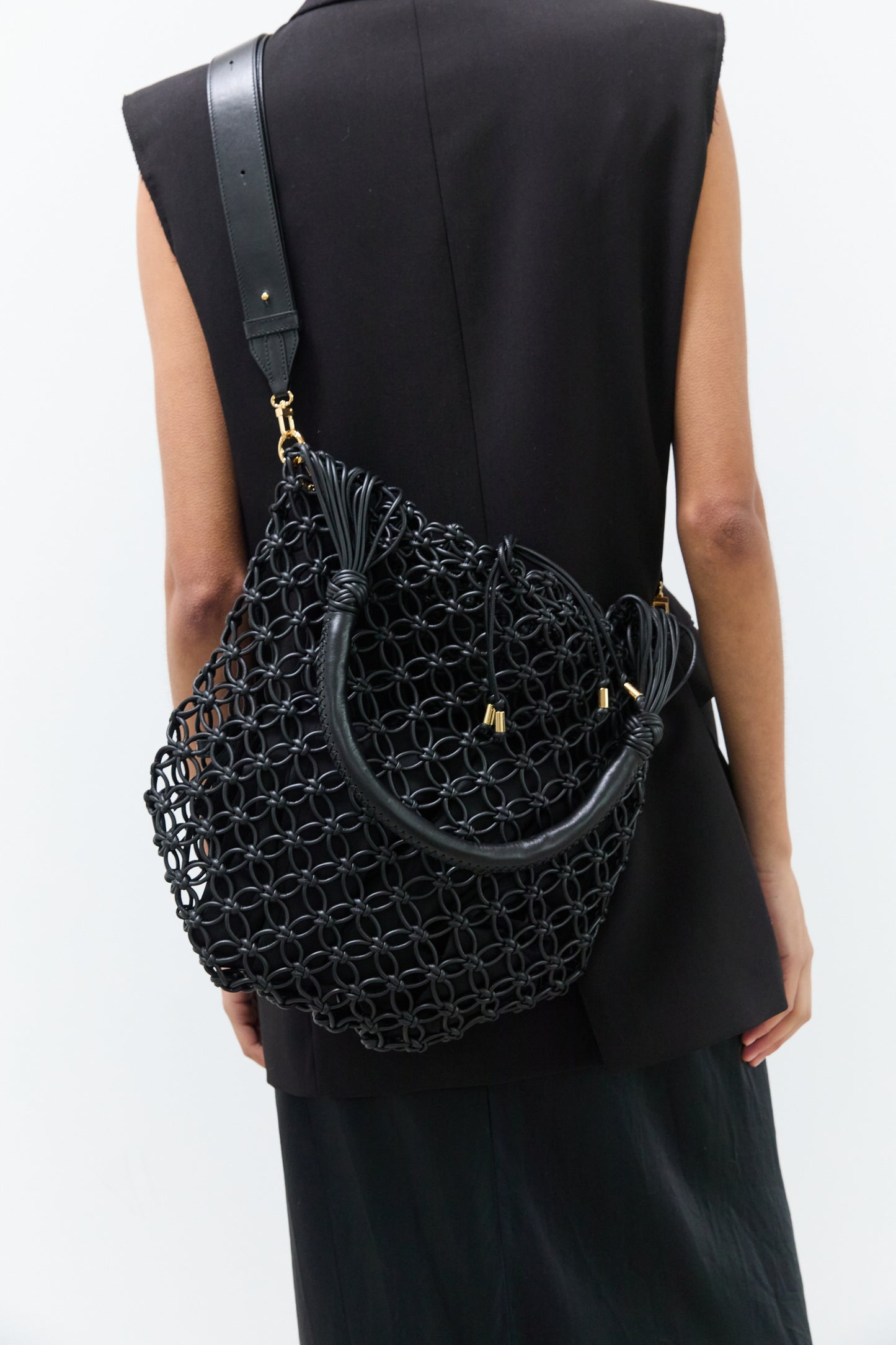 Flower Bag in Black