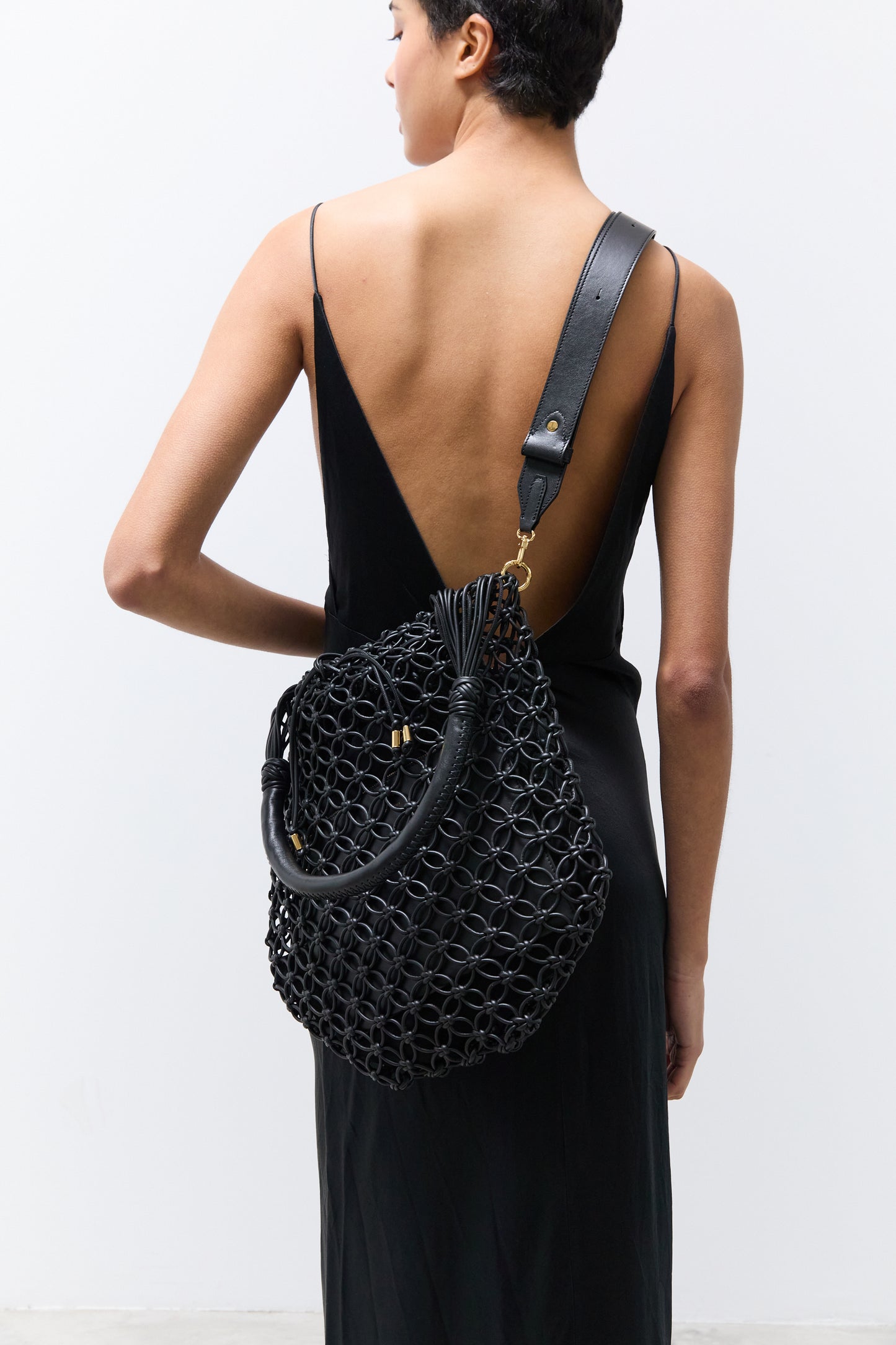 Flower Bag in Black